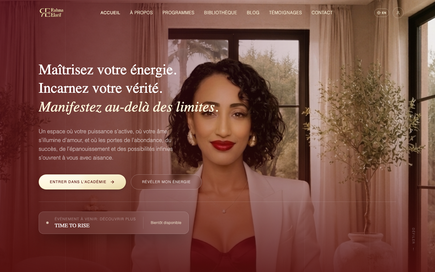 Rahma El Arif project screenshot